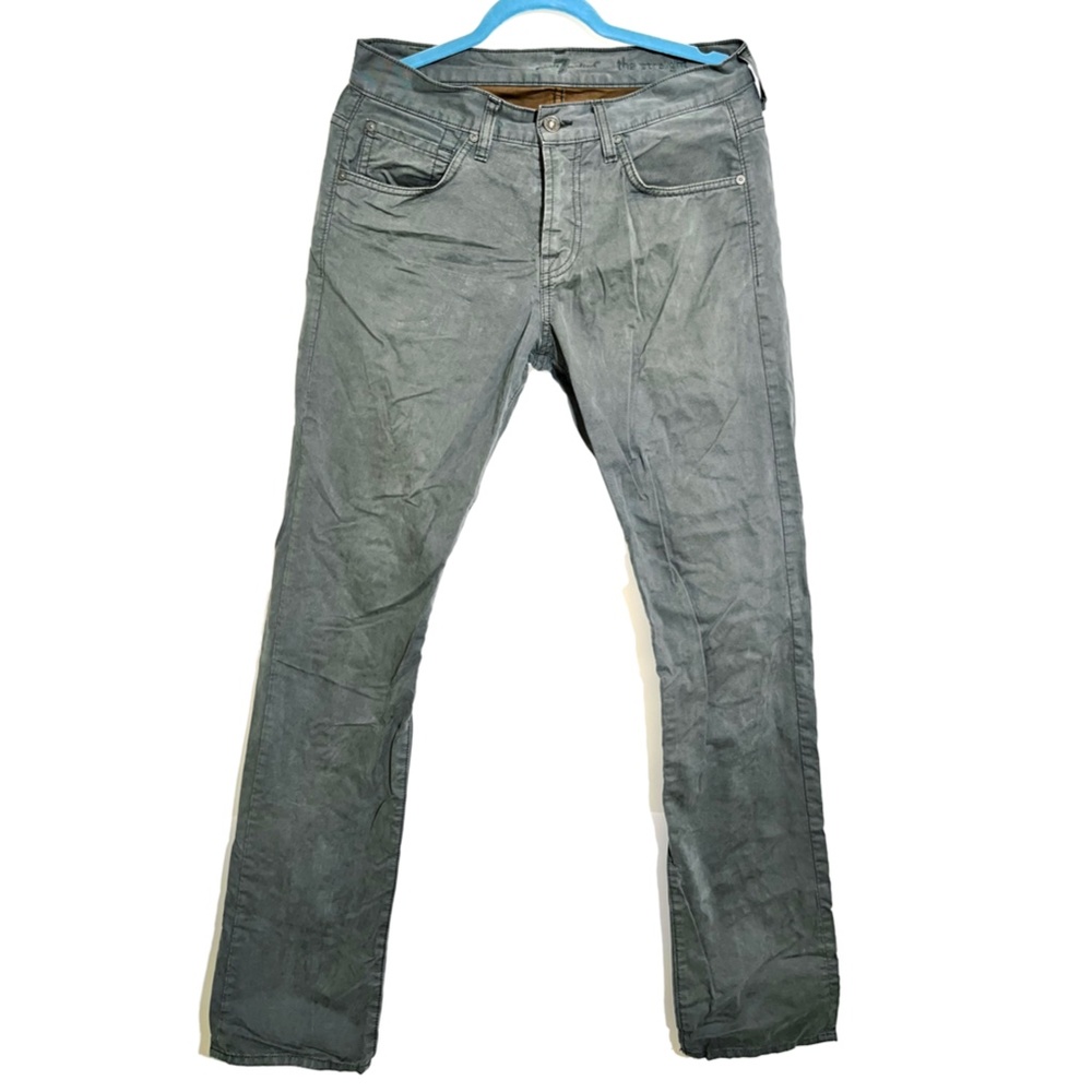 7 For All Mankind Green Soft Touch Jeans The Straight Size 30, Like New